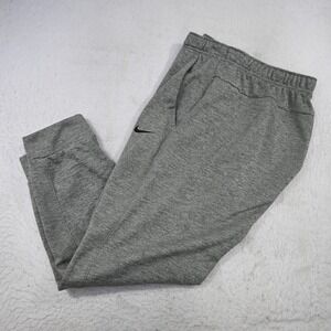 Nike Therma-FIT Sweatpants Mens Size XL Regular Gray Fleece Joggers Pockets